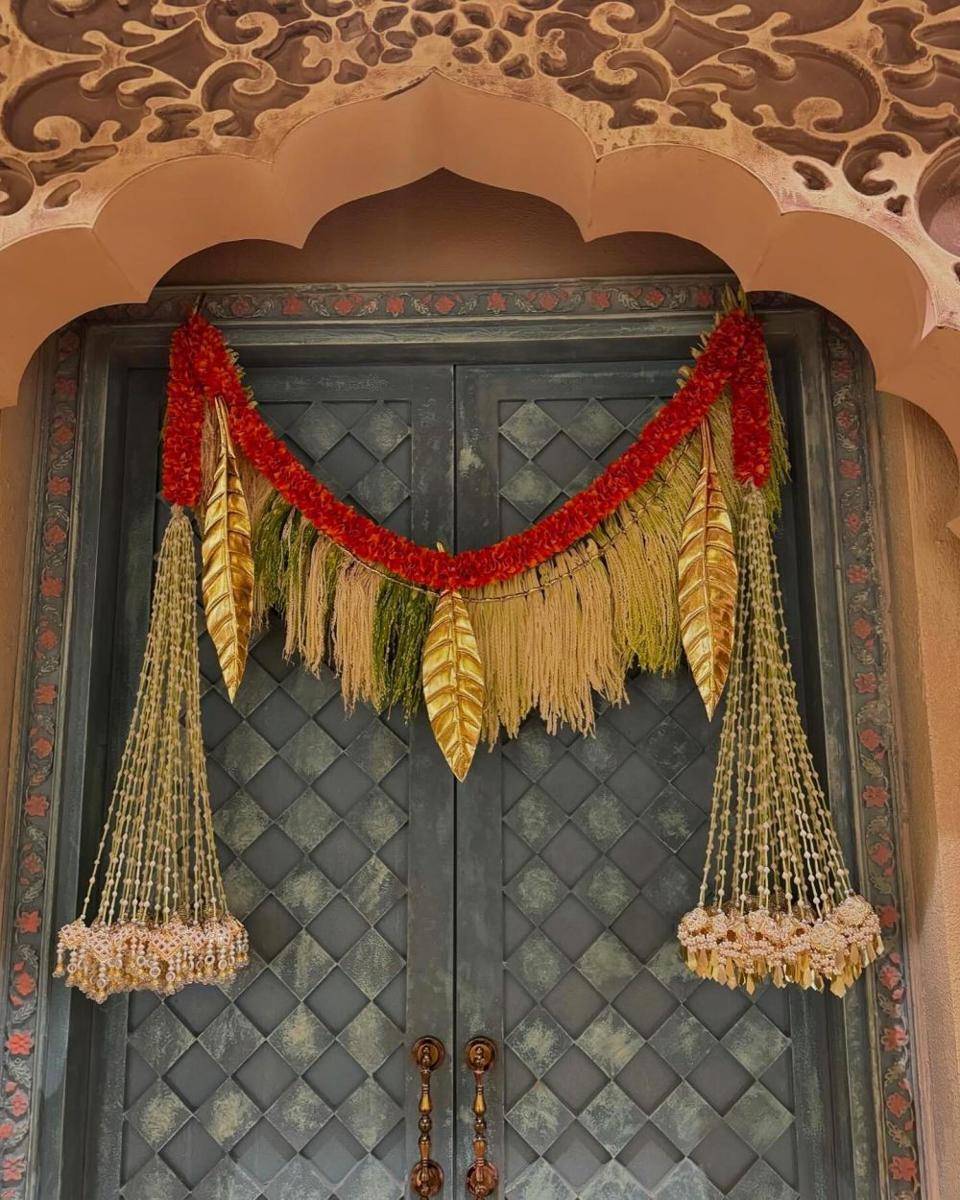 Dekorasi Resepsi Radhika Merchant-Anant Ambani (instagram.com/amarsana_g)