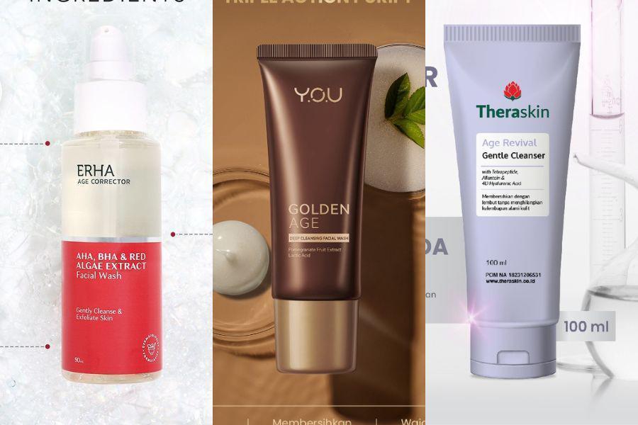 10 Rekomendasi Face Wash untuk Usia 30 Tahun ke Atas