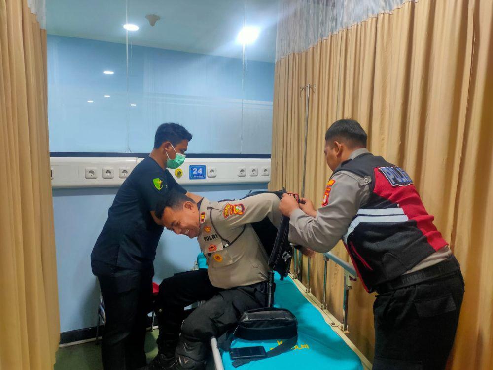 Polisi Dibacok saat Bubarkan Tawuran di Duren Sawit, Pelaku Ditangkap