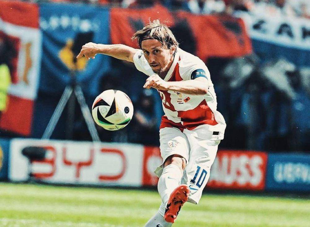Luka Modric saat membela Kroasia di Euro 2024. (instagram.com/lukamodric10)