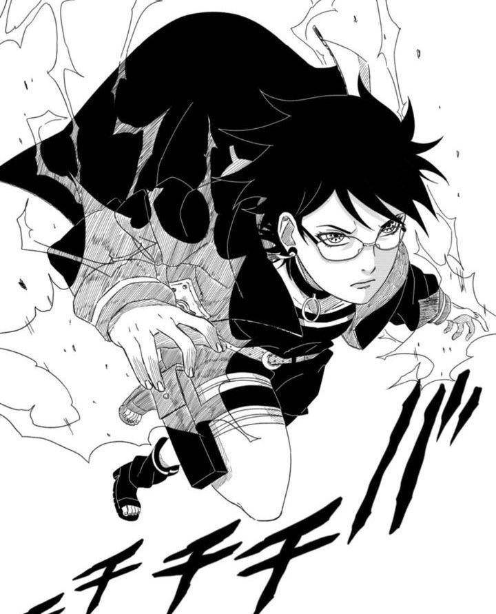 prediksi mangekyou milik Sarada Uchiha. x.com/@NANA_Y4W