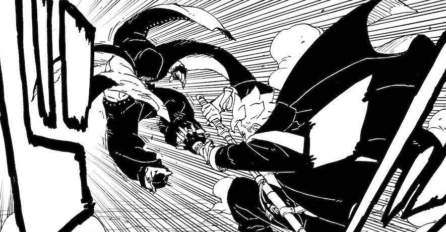 Boruto vs Hidari. x.com/@TendouYu