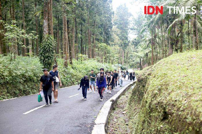 Tema hutan dan pertanian menjadi bagian mahasiswa yuntech saat summer camp. (IDN Times/Cokie Sutrisno)