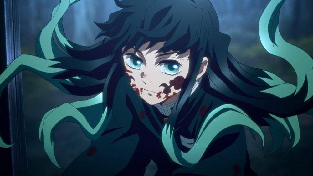 Muichiro Tokito membangkitkan Slayer Mark (dok. ufotable/Demon Slayer: Kimetsu no Yaiba)