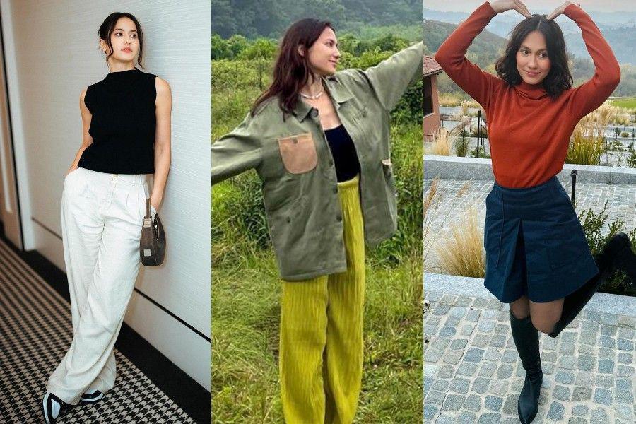 7 Ide Campus Look ala Pevita Pearce, Sneakers Jadi Andalannya!