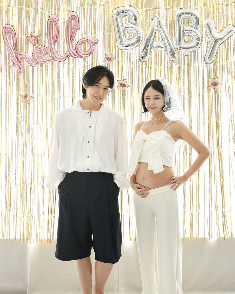potret Sungmin Super Junior dan Kim Sa Eun sambut kehamilan pertama (instagram.com/shantokki32)
