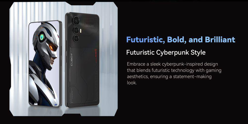 potret desain bodi Cubot MAX 5 5G (cubot.net)