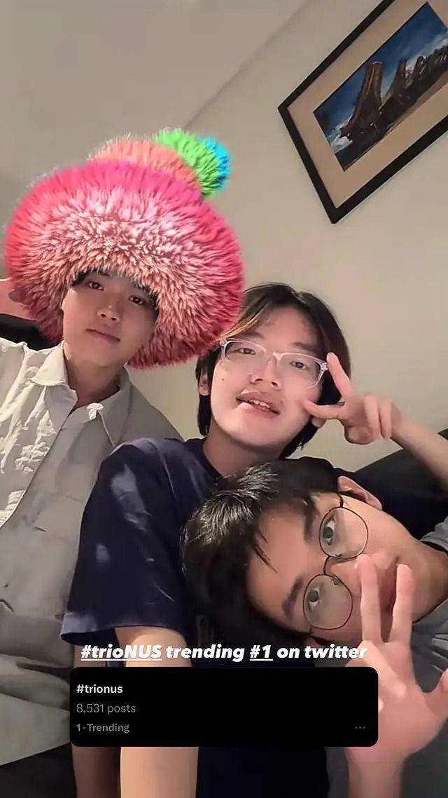 Sandy, Axel, Kevin Trio NUS (Instagram.com/sandy_sk)