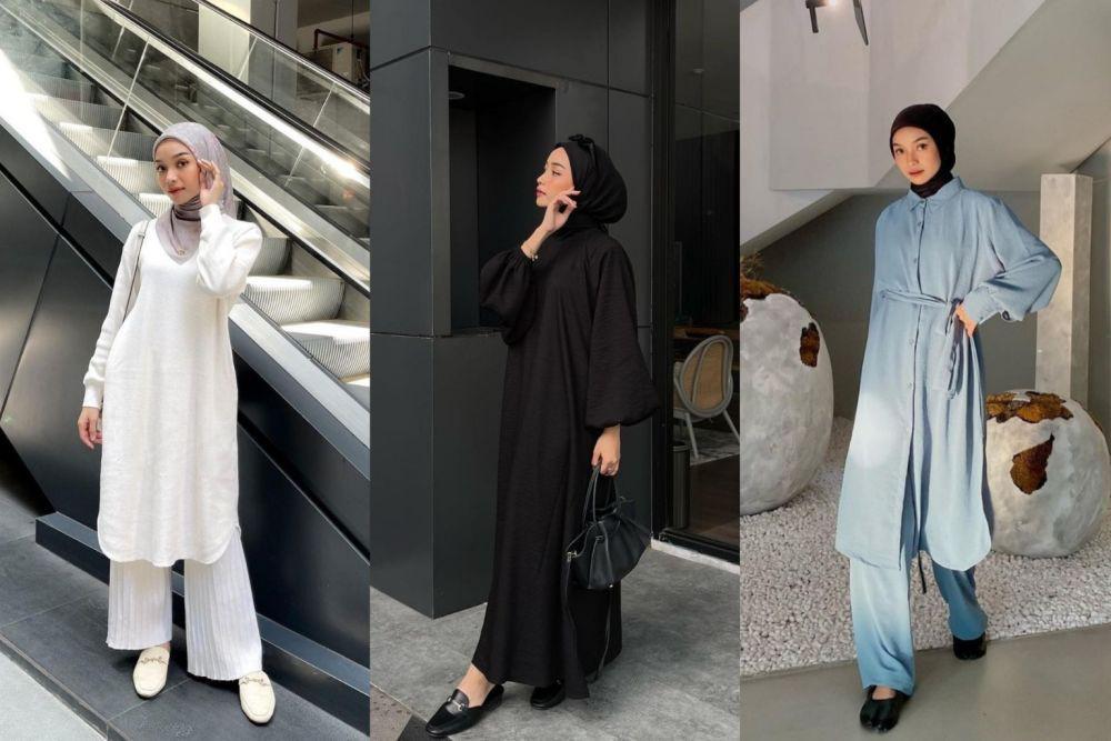 10 Style Hijab Minimalis Oxa Feby yang Cocok buat Cewek Simpel