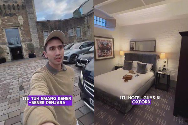 7 Potret Verrell Nginap di Hotel Bekas Penjara 100 Tahun di Oxford