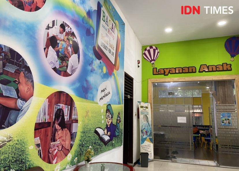 Suasana didalam Perpustakaan dan Arsip Daerah Provinsi Sumatera Utara (IDN Times/Indah Permata Sari)