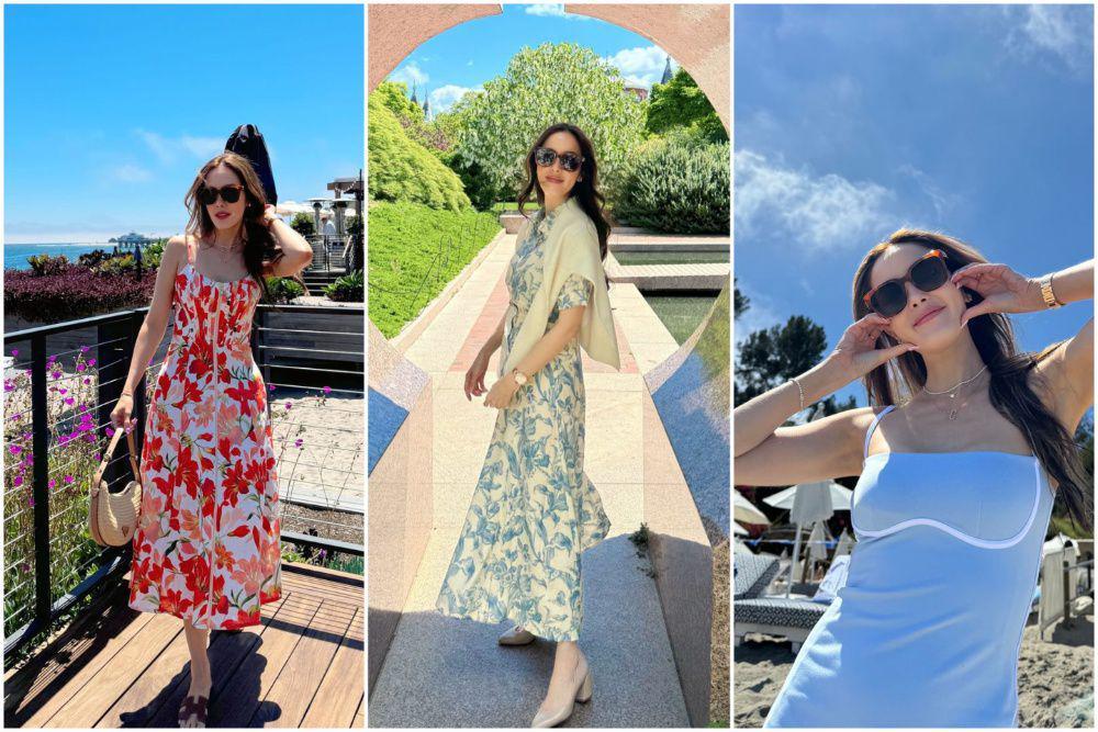 11 Gaya Cathy Sharon Liburan Musim Panas di California, Stunning Abis!