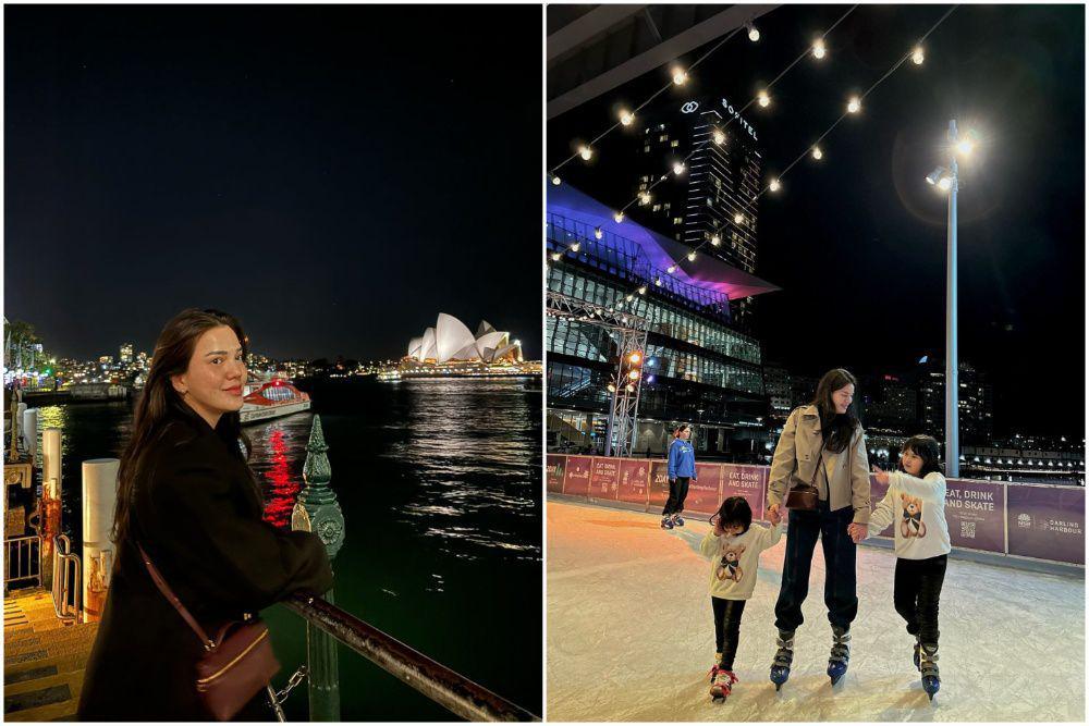 10 Potret Alice Norin Liburan ke Sydney, Main Ice Skating!