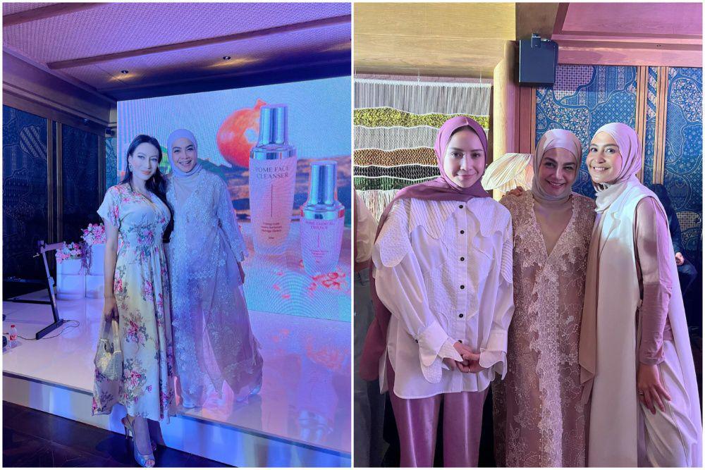 10 Potret Acara Launching Skin Care Rieta Amilia, Didukung Sahabat