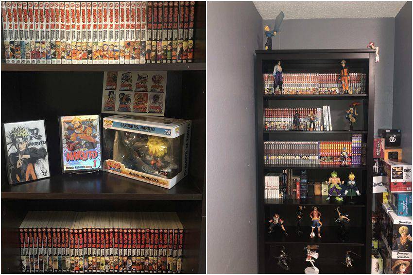 kolase potret koleksi manga Naruto (reddit.com/user/ClippaCannon | reddit.com/user/Jcuervo10)