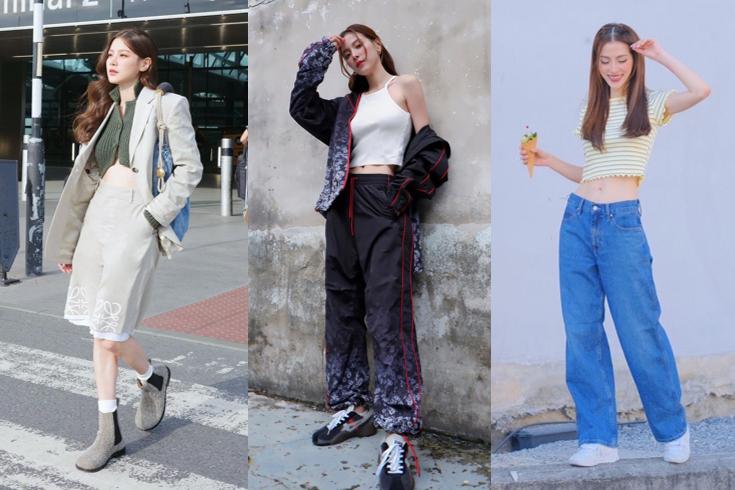 mix and match crop top ala Baifern Pimchanok (instagram.com/baifernbah)