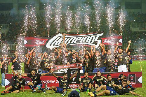 Arema FC saat menjuarai Piala Presiden 2022. (Dok. Media Officer Arema FC)
