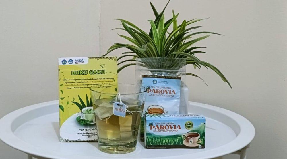 Inovasi Tim Dosen Unila, Teh Herbal Parovia untuk Penderita Diabetes