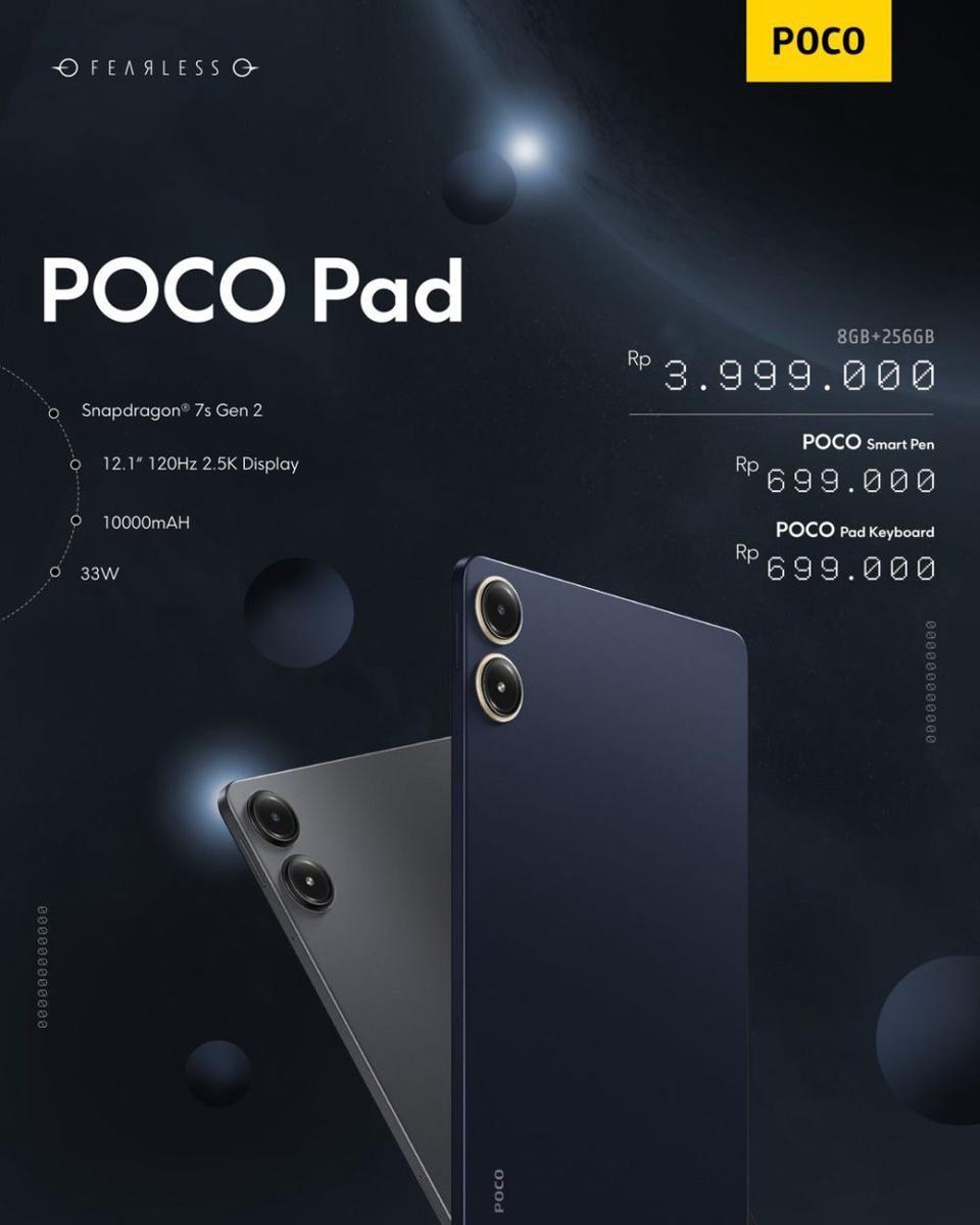 4 Fakta Poco Pad, Tablet Pertama Poco yang Kencang dan Murah