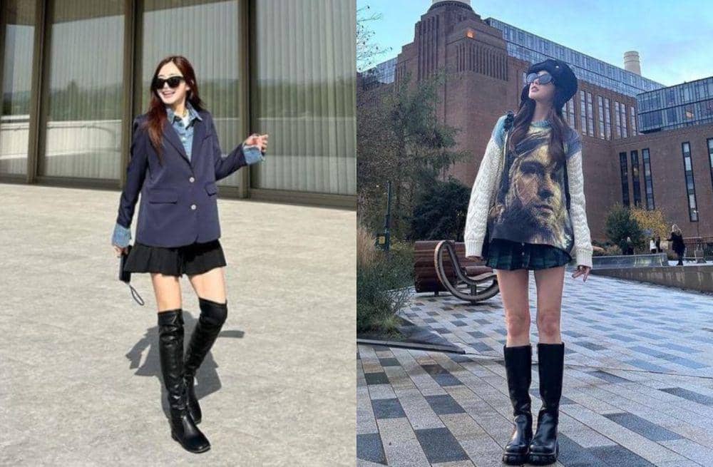 9 Ide Outfit Traveling ke Luar Negeri Pakai Rok Mini ala WJ Mild