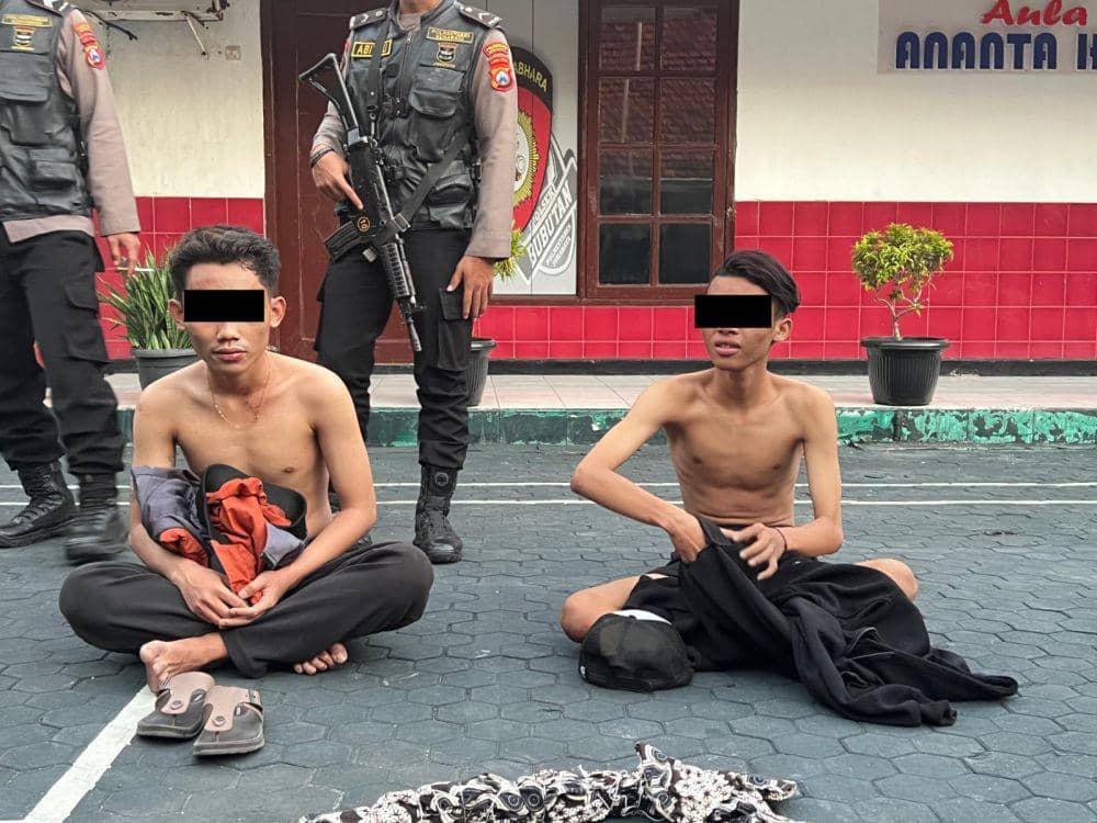 Aksi Gangster Terus Terjadi di Surabaya, Dua Orang Diringkus