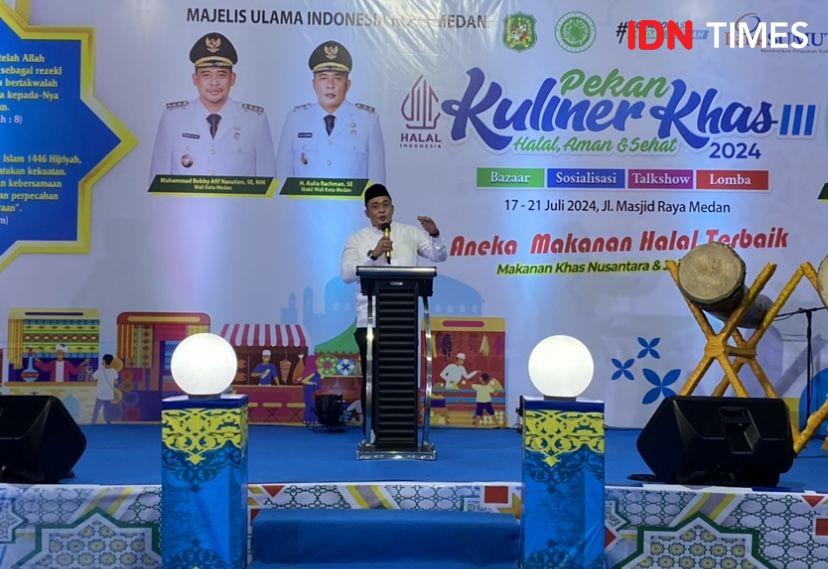 Pekan Kuliner Halal Digelar di Masjid Raya Al Mashun hingga 21 Juli