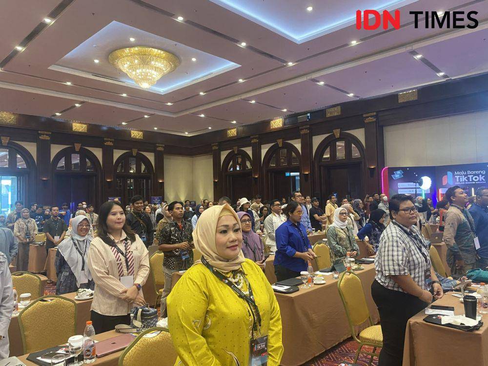 Peserta kelas bisnis UMKM Maju Bareng TikTok 2024. (IDN Times/Vadhia Lidyana)