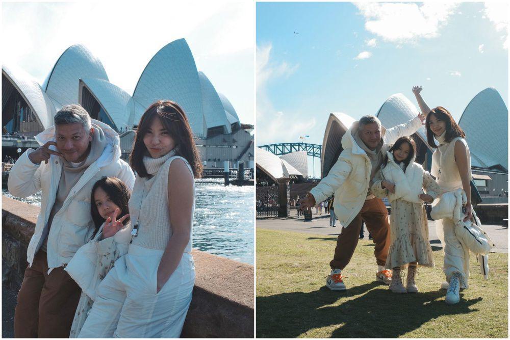10 Foto Gading Gisel dan Gempi Berlatar Sydney Opera House