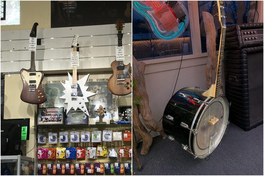 8 Potret Hal Unik di Toko Gitar, Bentuknya Aneh-Aneh!
