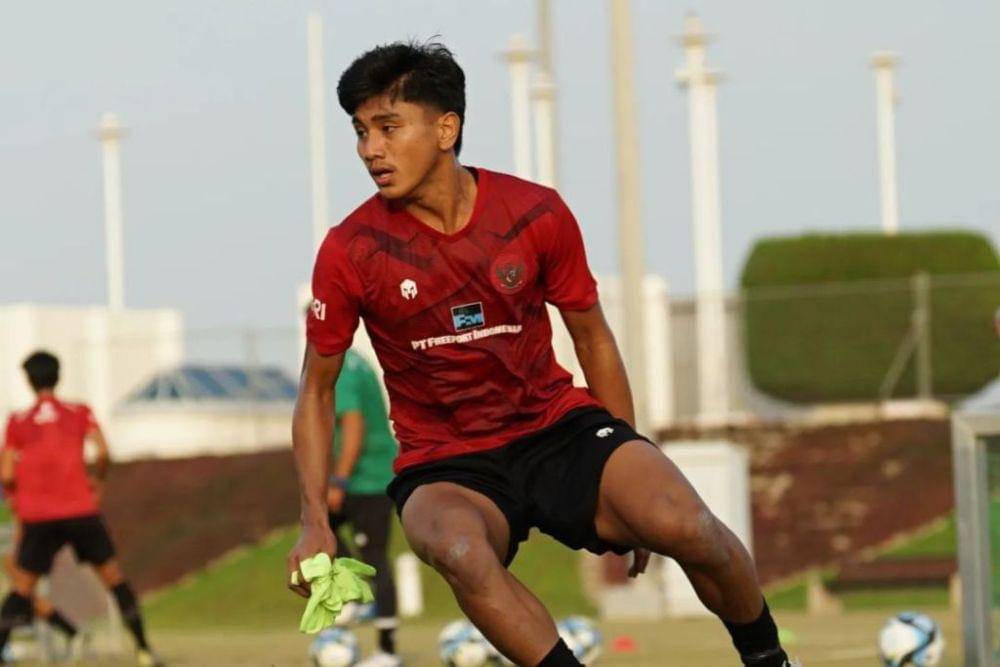Pemain muda PSM Makassar, Mufli Hidayat, saat jalani pemusatan latihan Timnas Indonesia U-20 pada April 2024. (Instagram.com/psm_makassar)