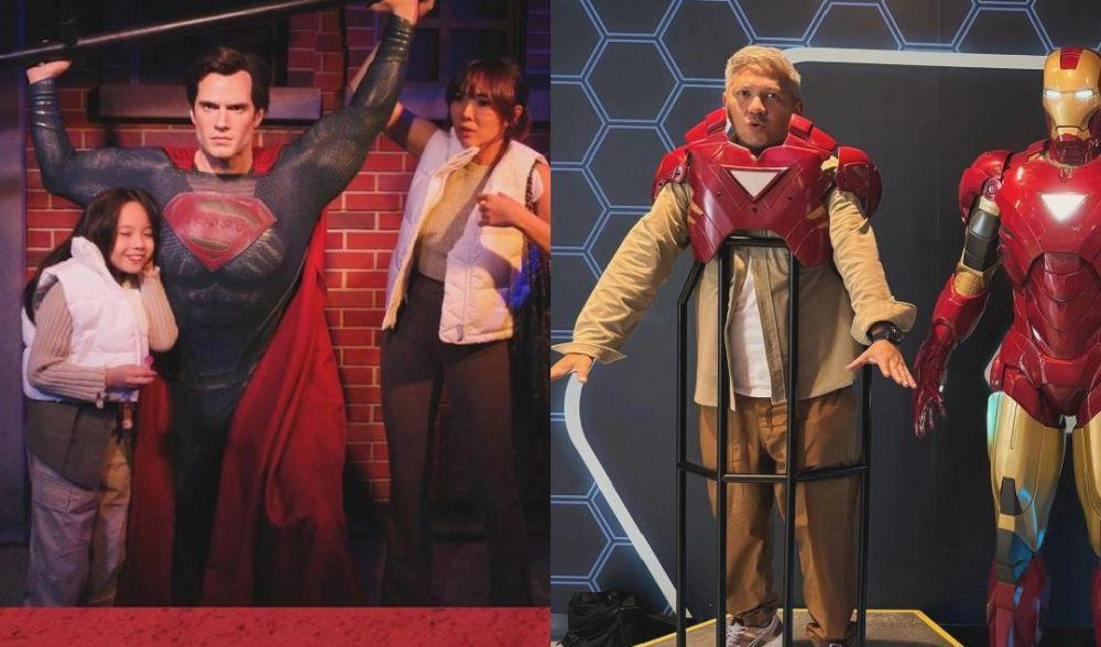 7 Potret Gading, Gisel, dan Gempi Kunjungi Madam Tussauds Australia