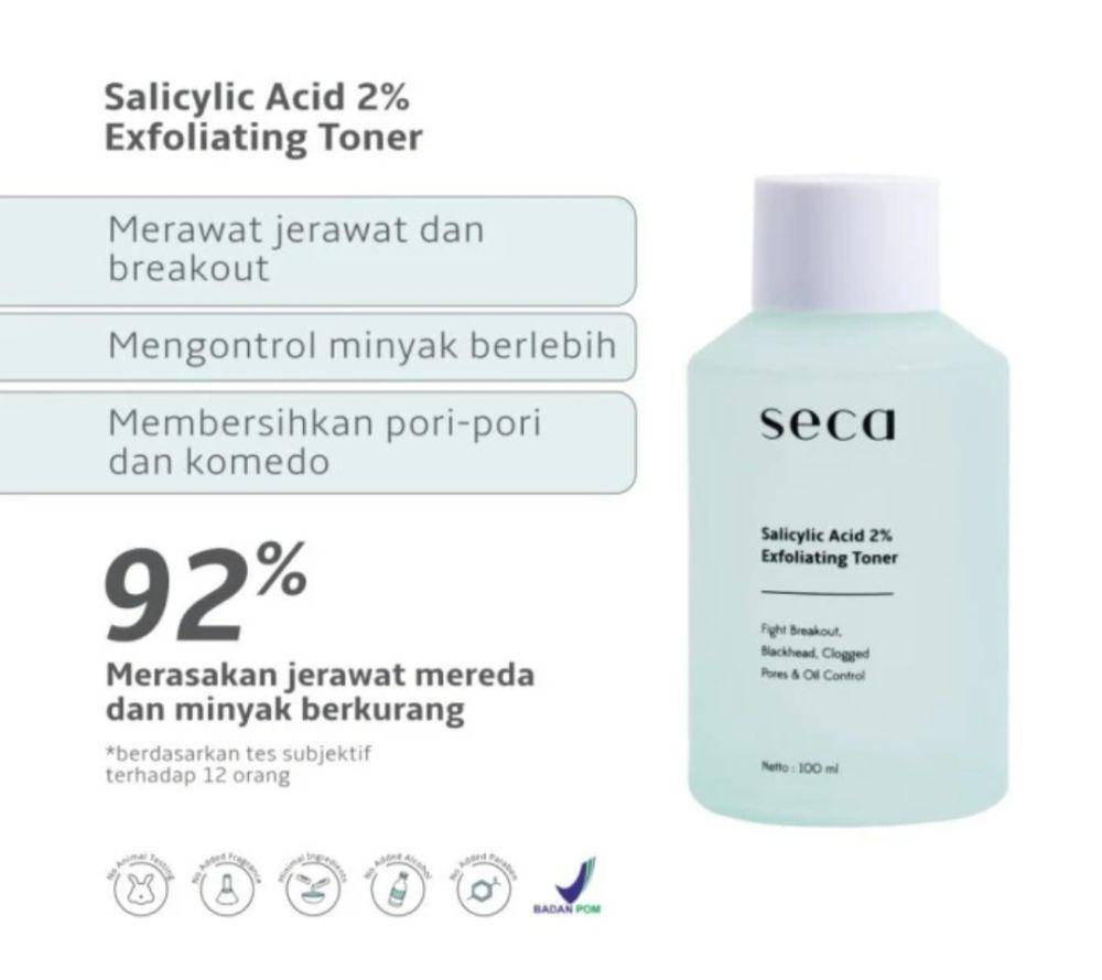 Seca Salicylic Acid 2% Exfolliating Toner (tokopedia.com/aromajayaabadi)