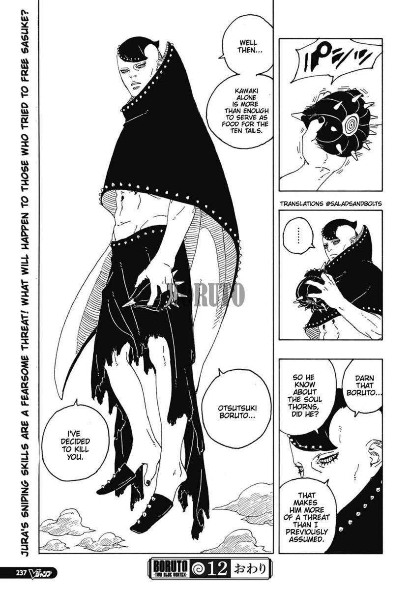 Jura mengambil thorn soul milik Hidari. x.com/vianimeano