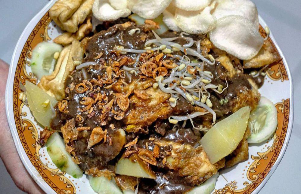 Resep Tahu Tek Surabaya, Bumbu Kacangnya Medok Banget!