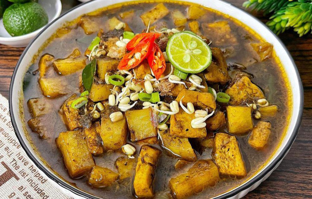 Resep Rawon Tahu Kentang, Sajian Rawon Ekonomis untuk Tanggal Tua
