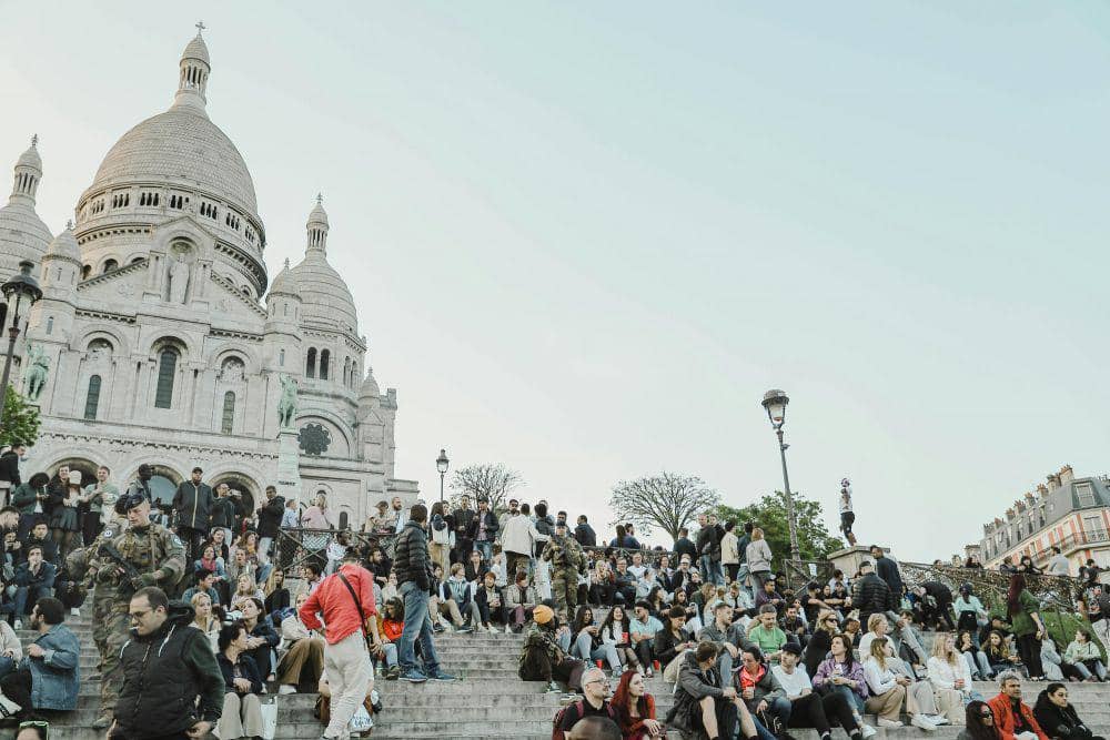 ilustrasi area Montmartre