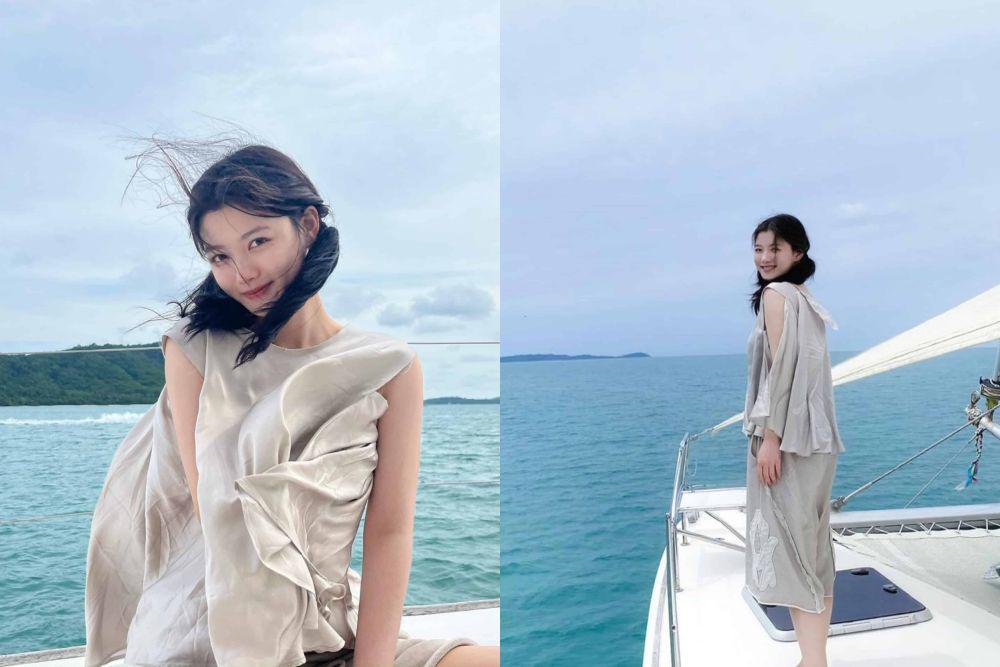 8 Potret Kim Yoo Jung Liburan di Phuket, Enjoy Banget!