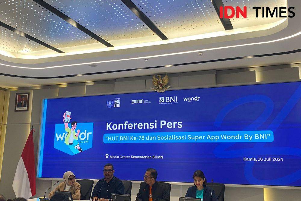 Konferensi pers dan sosialisasi Wondr by BNI. (IDN Times/Vadhia Lidyana)