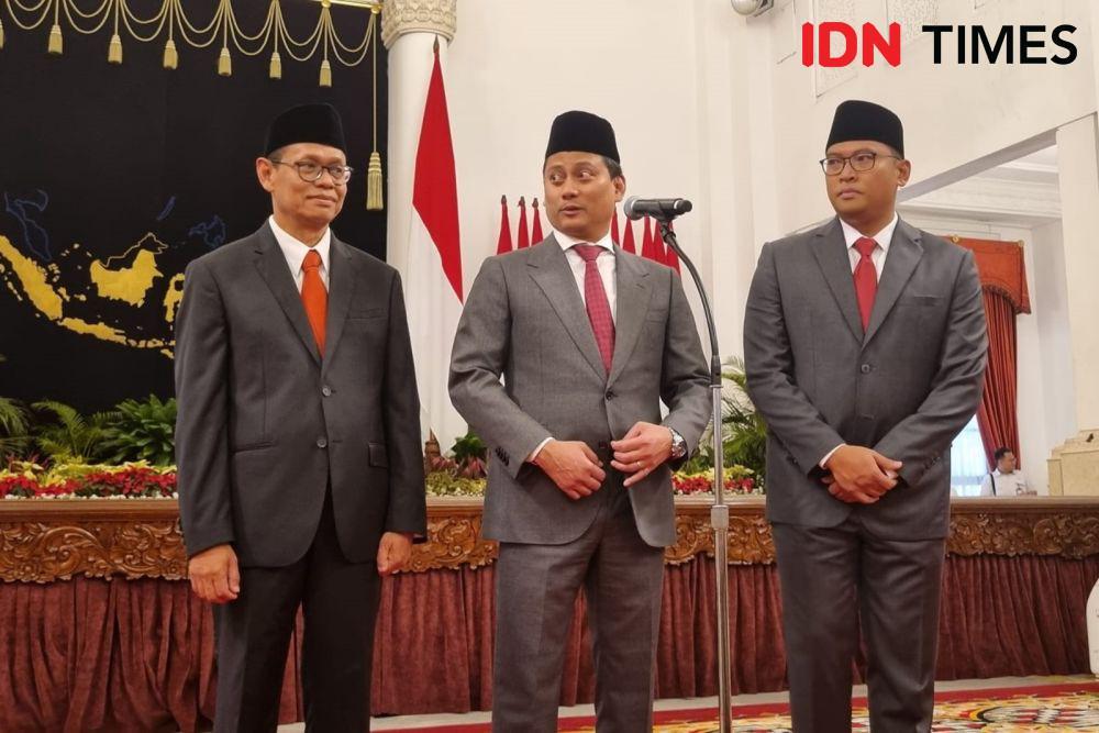 Wakil Menteri Keuangan 2, Thomas Djiwandono (tengah) (IDN Times/Ilman Nafi'an)