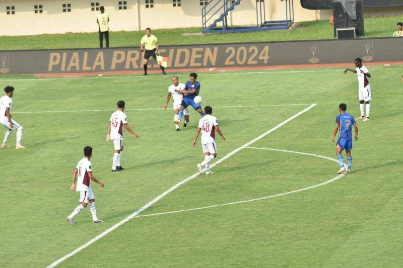 Laga perdana Piala Presiden antara Persib vs PSM. IDN Times/Debbie Sutrisno