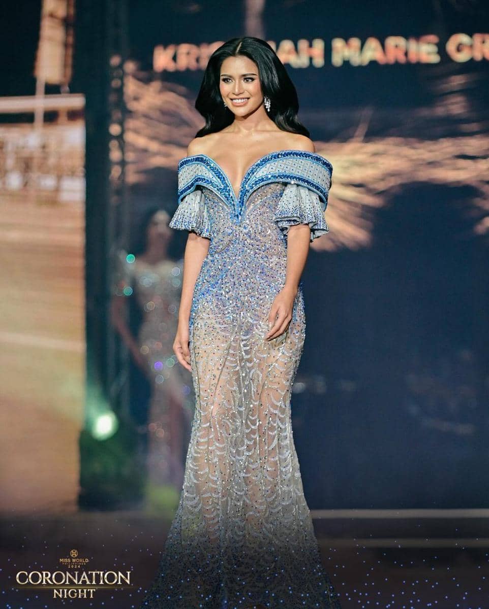 Potret Gaun Malam Cantik di Malam Final Miss World Filipina 2024 (facebook.com/Miss World Philippines Organization)
