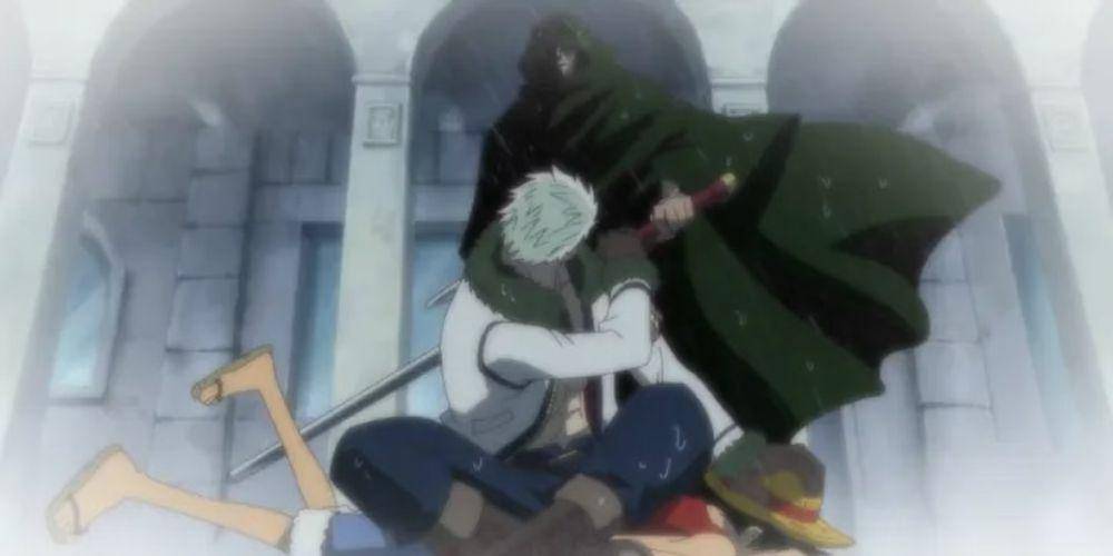 cuplikan Luffy lolos dari Smoker di Loguetown (dok. Eiichiro Oda, Toei Animation/One Piece)