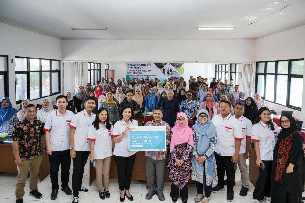 SDM Siap Kerja, Yayasan WINGS Peduli Kolaborasi dengan SMKN 8 Bandung