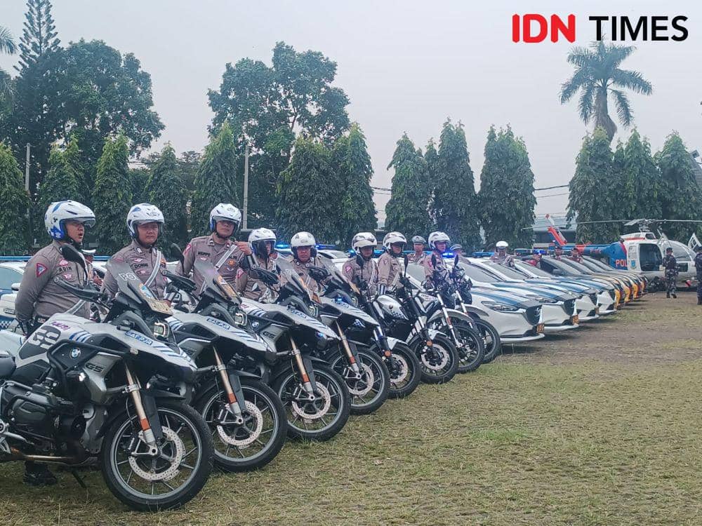 Apel Pengecekan* Kesiapan Personel dan Sarana Prasarana Dalam Rangka Pengamanan Pilkada 2024 di Provinsi Lampung.