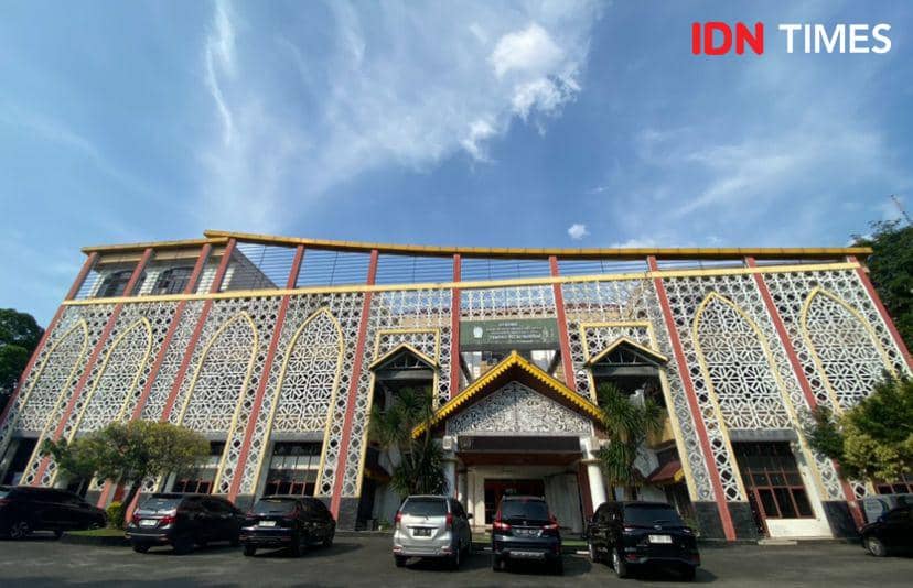 Suasana gedung Perpustakaan Provinsi Sumatera Utara (IDN Times/Indah Permata Sari)