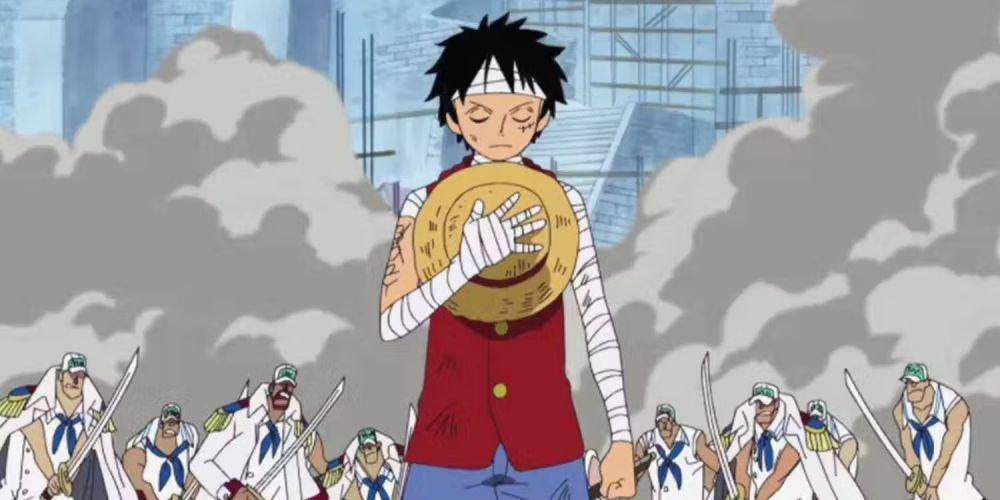 cuplikan Luffy saat melawan angkatan laut (dok. Eiichiro Oda, Toei Animation/One Piece)
