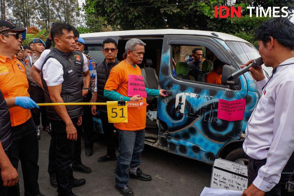 Rekonstruksi Pembunuhan Wartawan Karo, Ada 57 Adegan Diperagakan