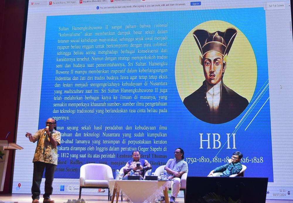 Trah Sri Sultan HB II Minta Inggris Kembalikan Manuskrip Kuno