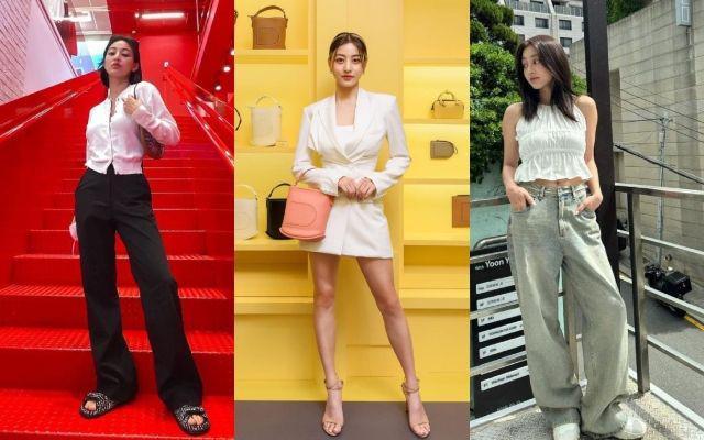 11 Ide Outfit Nuansa Putih ala Jihyo Twice, Elegan Abis!
