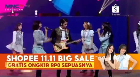 JKT48 dan El Rumi (Dok. MNC TV/Shopee)